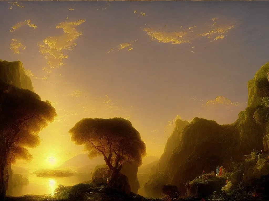 Image similar to 🌅 by thomas cole