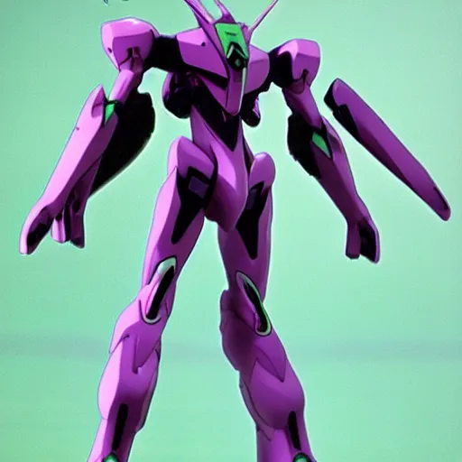 Prompt: evangelion eva unit 01