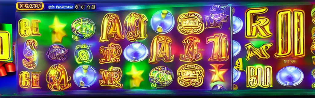 Image similar to ultra realistic slots casino game