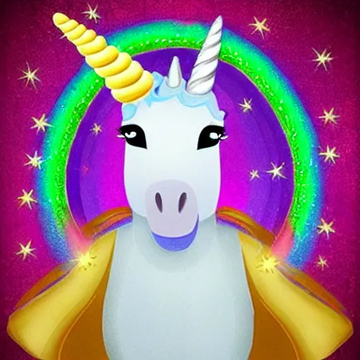 Image similar to unicorn king