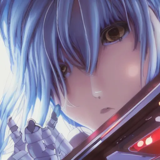 Rei Ayanami Female Anime Character Technological Stable Diffusion OpenArt