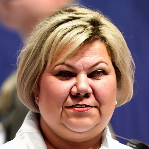 Image similar to Erna Solberg