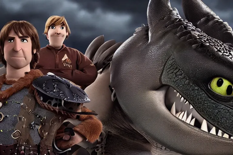 Image similar to Saul Goodman in How To Train Your Dragon (2010), movie cinematography still