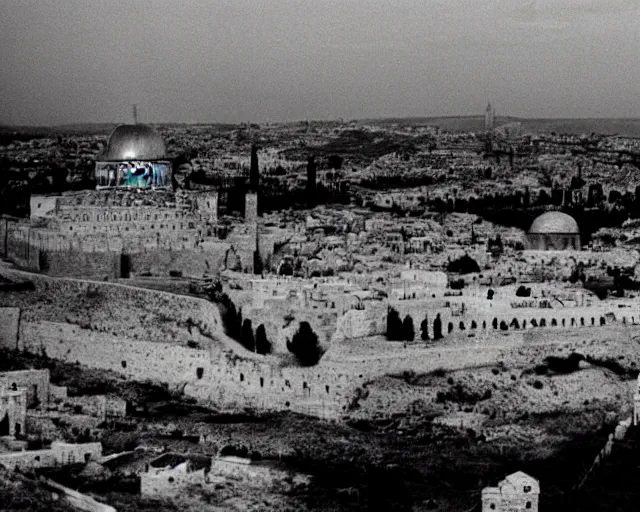 Image similar to vision of jerusalem by tarkovsky