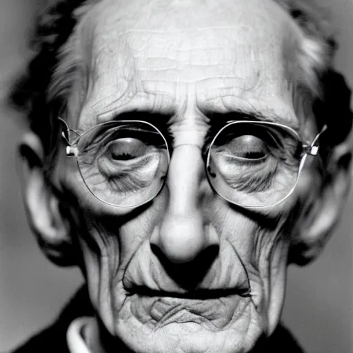 Image similar to dslr photo portrait still of young peter cushing, 8 k, by diane arbus, man ray,
