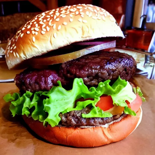 Prompt: the most perfect hamburger