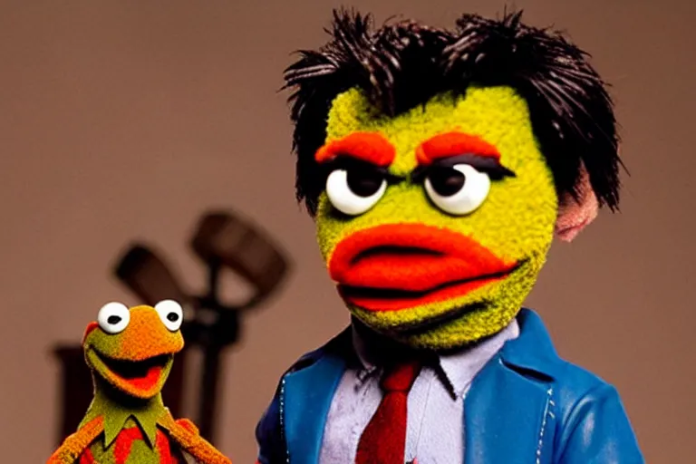 Image similar to Bruce Campbell as Ash in Evil Dead muppets