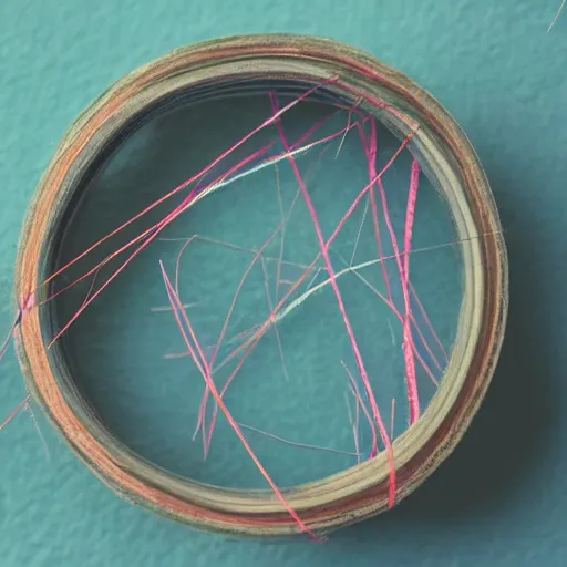 Prompt: photo of some thread