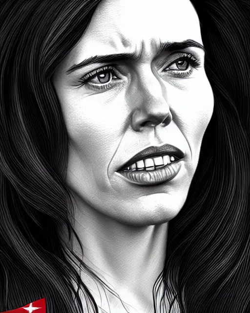 Prompt: jacinda ardern in the style of cuban communist propaganda poster art in the year 1 9 8 7 ultra realistic, concept art, intricate details, highly detailed, photorealistic, octane render, 8 k, unreal engine. art by artgerm and magali villeneuve