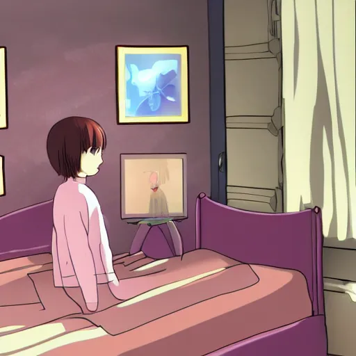 Image similar to lain in her room