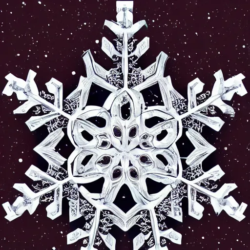 Prompt: Bloody Snowflake , hd, intricate, hyper detailed, award winning, beautiful, 8k, digital art