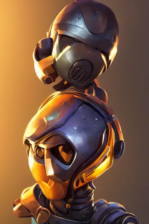 Image similar to epic mask helmet robot ninja portrait stylized as fornite style game design fanart by concept artist gervasio canda, behance hd by jesper ejsing, by rhads, makoto shinkai and lois van baarle, ilya kuvshinov, rossdraws global illumination radiating a glowing aura global illumination ray tracing hdr render in unreal engine 5