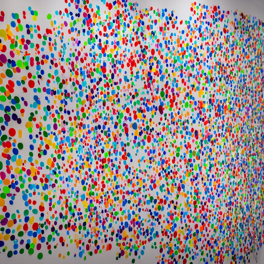 Image similar to a wall in a modern art gallery