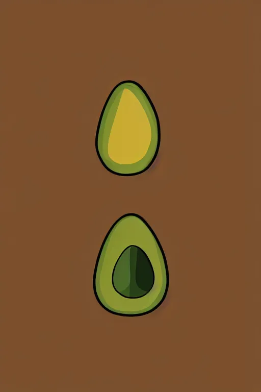 Prompt: minimalist boho style art of an avocado, illustration, vector art