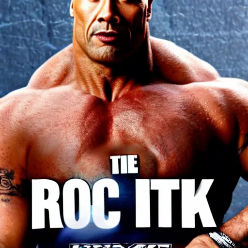 Image similar to the rock but hes very fat