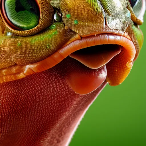 Image similar to detailed close up 4 k photograph of a praying mantis face