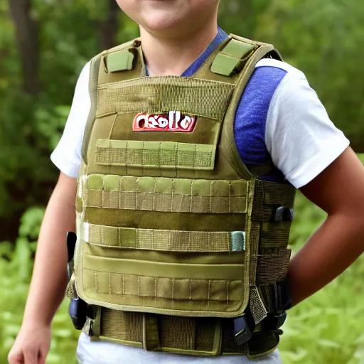 Prompt: fisher price tactical vest