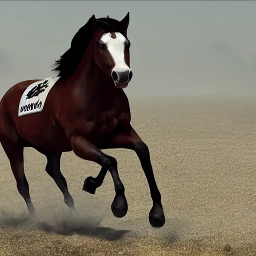 Prompt: horse running, high details, 8k, game character animation frames