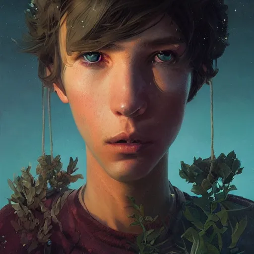 Image similar to Highly detailed portrait of Sam Bankman Fried, unreal engine, fantasy art by Greg Rutkowski, Loish, Rhads, ferdinand knab, Makoto Shinkai and Lois van baarle, ilya kuvshinov, rossdraws, Tom Bagshaw, alphonse mucha, global illumination, radiant light, detailed and intricate environment