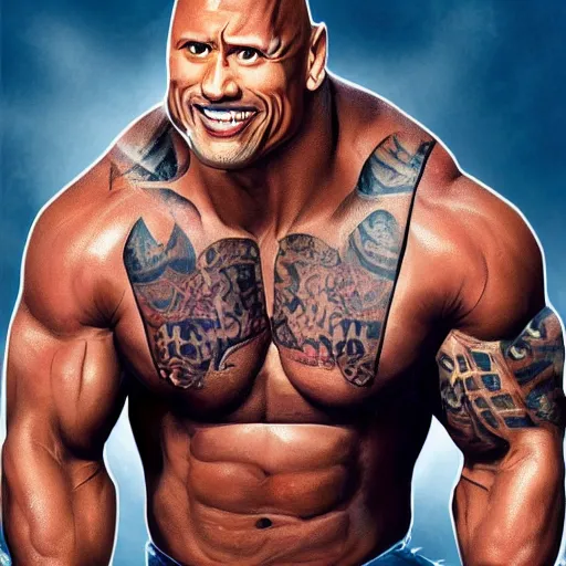 Prompt: Dwayne Johnson as a drag queen, highly detailed, hyper realistic