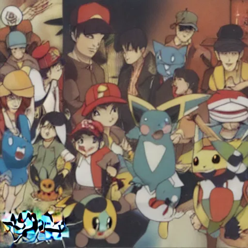 Superpôster anime invaders - pokémon - arte d - ash ketchum e