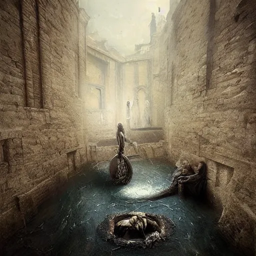 Image similar to michal karcz dark surrealism painting., detailed, elegant, intricate, 4 k, renaissance painting