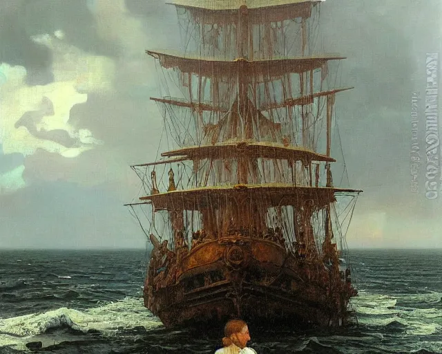 beautiful ship paintings