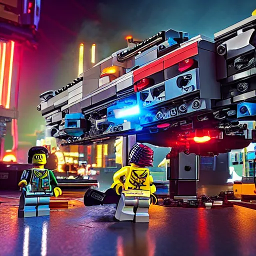 Cyberpunk 2025 2077 lego