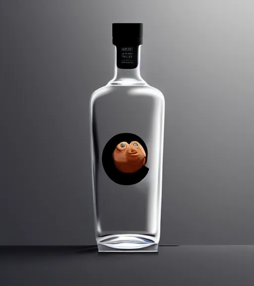 Image similar to face icon stylized minimalist bottle!! ben stiller whiskey!, loftis, cory behance hd by jesper ejsing, by rhads, makoto shinkai and lois van baarle, ilya kuvshinov, rossdraws global illumination