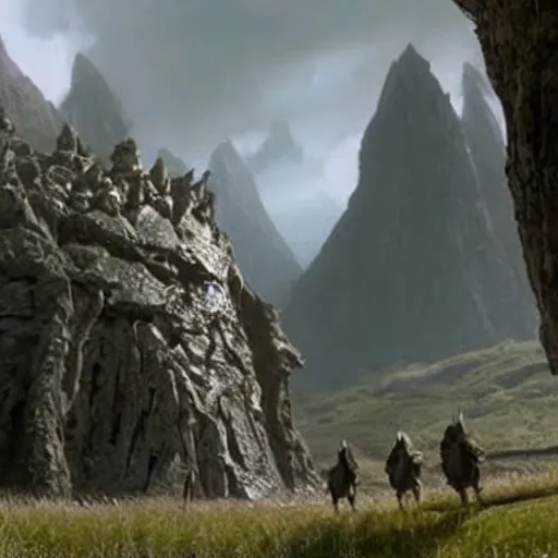 Prompt: Lord Of The Rings made by Pixar studio, hyperdetalied, ultrarealistic,