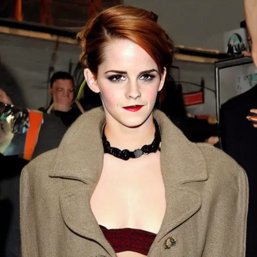 Image similar to pin-up girl Emma Watson and Kristen Stewart