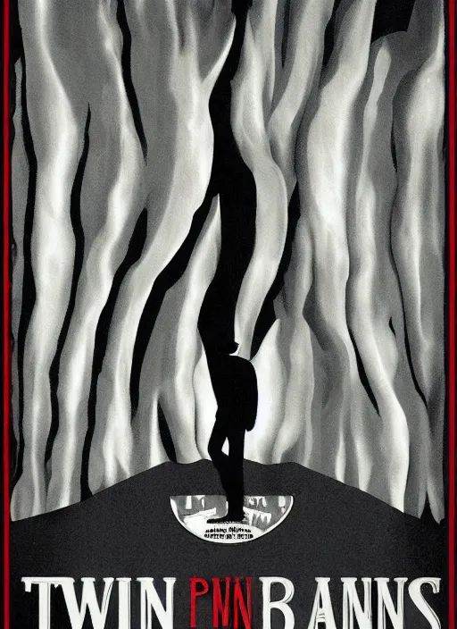 Image similar to twin peaks movie poster art by john d macdonald