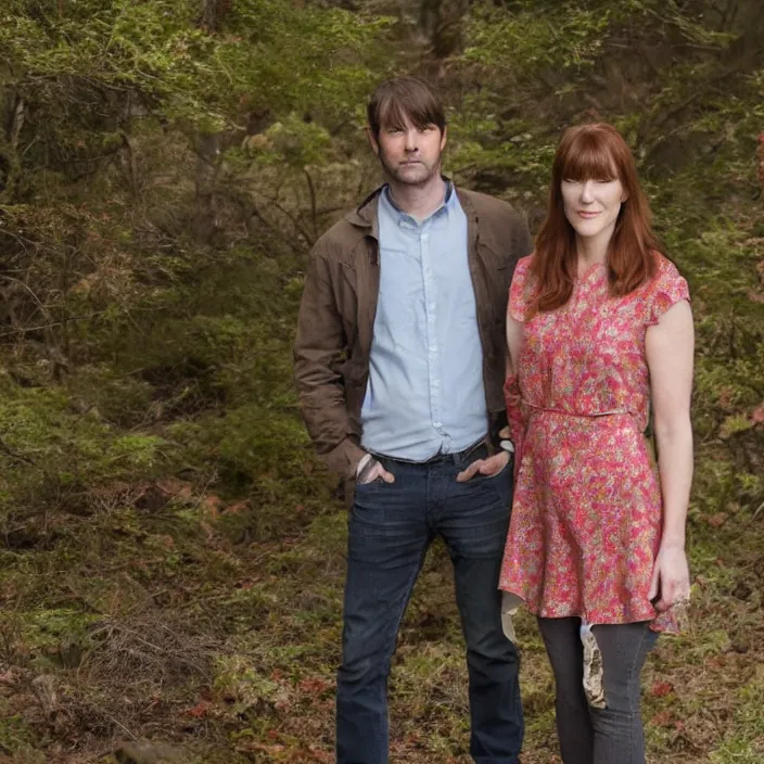 Image similar to amy bruni and adam berry portrait, kindred spirits tv show, 8 k,