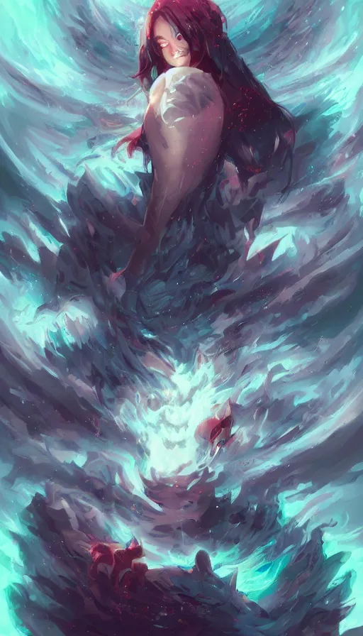 Prompt: the end of the world, by ross tran