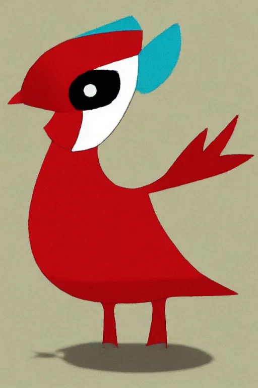 Image similar to Fashionable Anthropomorphic bird by Nintendo