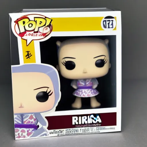 Prompt: Rika furude funko pop