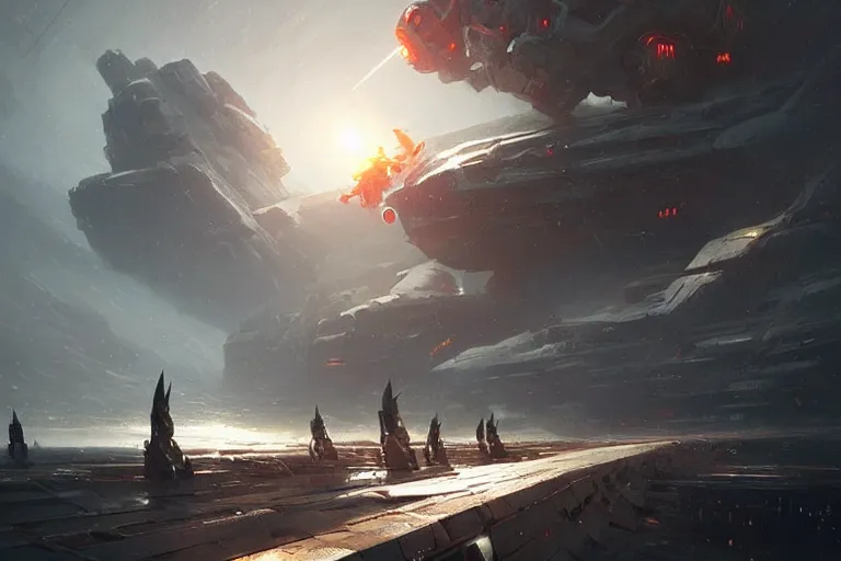 hammer's slammers, epic science fiction digital art by | Stable ...