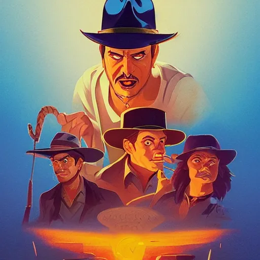 Image similar to face icon stylized minimalist raiders of the lost ark 1 9 8 1, loftis, cory behance hd by jesper ejsing, by rhads, makoto shinkai and lois van baarle, ilya kuvshinov, rossdraws global illumination