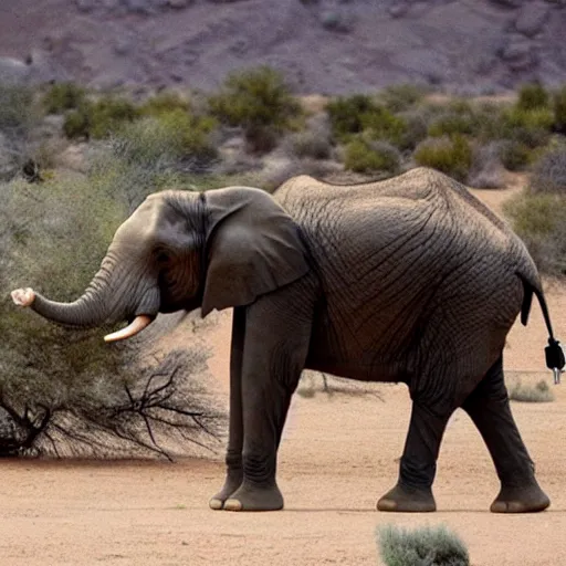 Prompt: kanye west is smoking a blunt in the desert riding an elephant