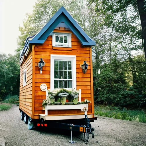 Image similar to Victorian tiny house. Photographed with Leica Summilux-M 24 mm lens, ISO 100, f/8, Portra 400