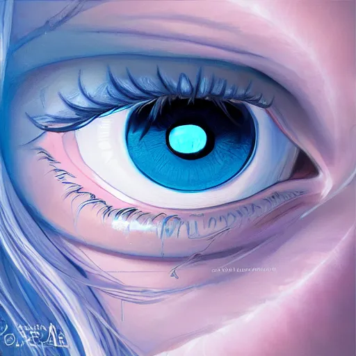Image similar to Art station concept of a beautiful girls body, compulsion, Hypnosis, hypnotising, hypnotic eyes, light blue eyes, spiral eyes, symmetrical face, by Stanley Artgerm Lau, WLOP, Rossdraws, James Jean, Andrei Riabovitchev, Marc Simonetti, and Sakimichan, trending on artstation