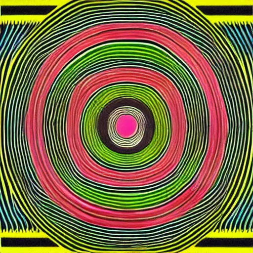 Image similar to beach house album artwork, op art, album cover