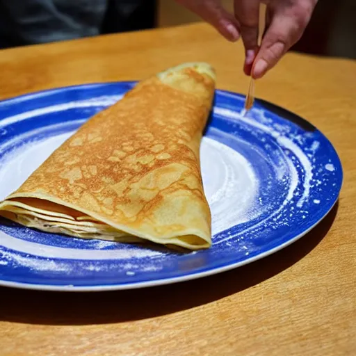 Image similar to photo of a breton crepe