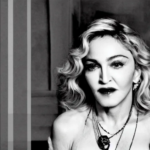 Image similar to Madonna as the president of the United states