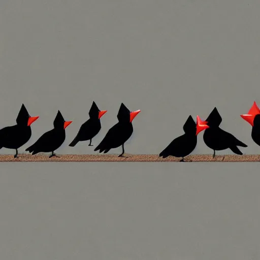 Image similar to super mario crows