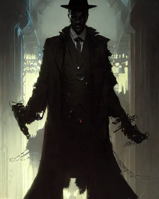 Image similar to mysterious lamont cranston, the shadow, pulp character portrait, ultra realistic, concept art, intricate details, highly detailed by greg rutkowski, gaston bussiere, craig mullins, simon bisley