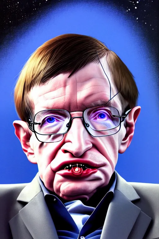 Prompt: a ultradetailed beautiful panting of stephen hawking in rocket league game, high detailed face, anatomically correct, by ilya kuvshinov, greg rutkowski and makoto shinkai, trending on artstation