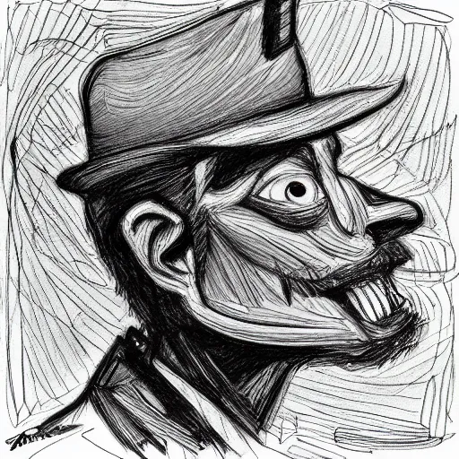 Image similar to a realistic yet scraggly portrait sketch of the side profile of a stern and sophisticated steam powered giraffe, trending on artstation, intricate details, in the style of frank auerbach, in the style of sergio aragones, in the style of martin ansin, in the style of david aja, in the style of mattias adolfsson