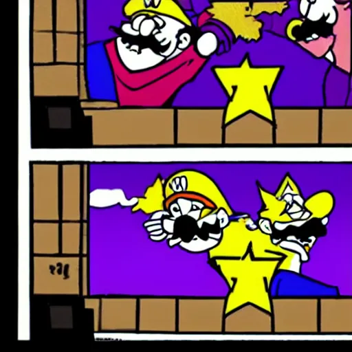 Image similar to wario and waluigi 9 / 1 1