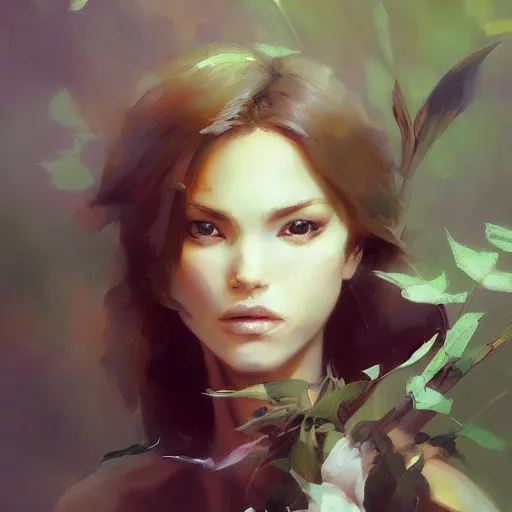 Prompt: highly detailed beautiful photography of a flower and girl hybrid, sharp focus, dynamic lighting, elegant harmony, beauty, masterpiece, by riccardo federici, by craig mullins, by greg tocchini, by greg rutkowski